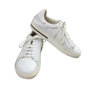 Birkenstock Bend Low Leather White Sneakers Women's Lace Up L9 M7